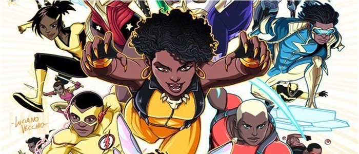 Black Super Heroes Collage