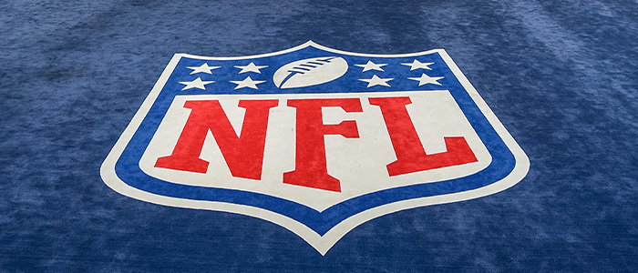 NFL Logo on Blue Carpet