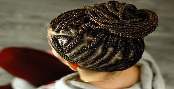 Image of Black braided hair