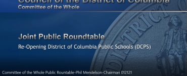 Committee of the Whole, Public Rountable, Phil Mendelson, Chairman 01/21/21