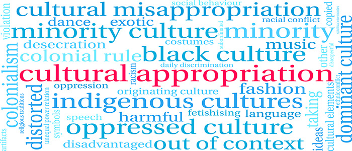 Cultural,Appropriation,Word,Cloud,On,A,White,Background.