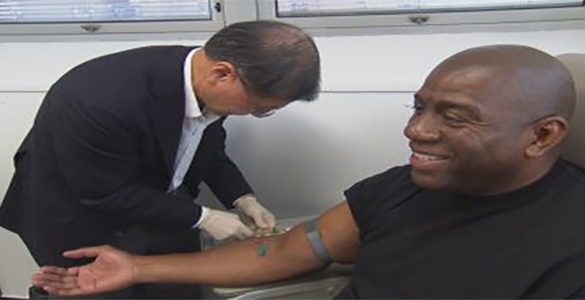Magic Johnson getting HIV treatment