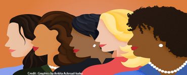 Heads of women of color