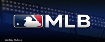 MLB Logo against a blue background courtesy MLB.com