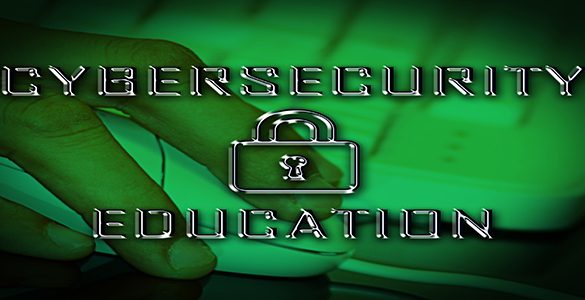 Cybersecurity Education Security Seminar Teaching 3d Illustration Shows Online Training Of Cyber Skills For System Protection